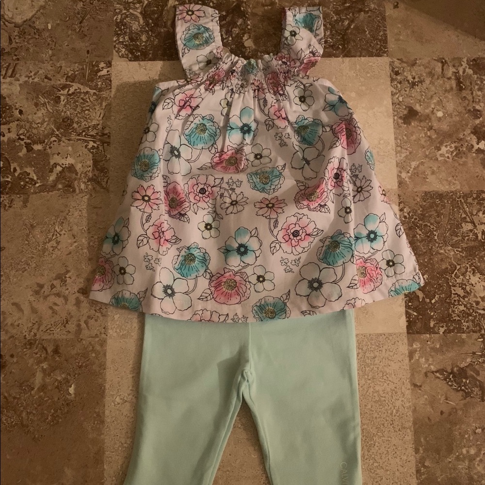 NWT Calvin Klein girls outfit